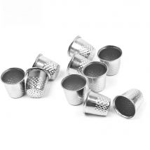 10/50pcs Sewing Thimbles Metal Finger Protectors Pin Needle Thimbles for Needlework DIY Craft Making Quilting Sewing Tool
