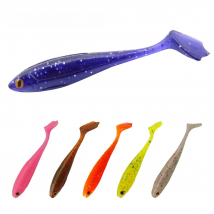 KESFISHING Soft Lure Duck Fin Shad 85mm Living Swing Tail Pesca Artificial Silicone Fishing Baits Leurre Souple