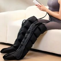 JinKairui Electric Pneumatic Leg Massager Extended Version for Deep Relaxation of Thighs, Calves and Feet with Remote Control