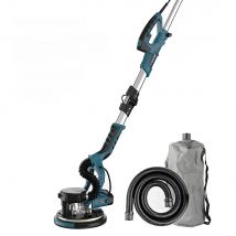 Electric Wall Sander 9 Inch Folding Wall Putty Sander Machine Self-absorbing Dust Double Lamp Long Pole Wall Grinder