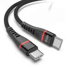 PZOZ 100W USB C to USB Type C Cable PD 5A Fast Charging For iPhone 15 Pro Max MacBook iPad Samsung Xiaomi 60W USBC Charger Cord