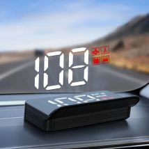 M3 HUD Obd2 Display On-board Computer Car Head-up display Windshield Big Font projection E-OBD and GPS Suitable for All Cars M1