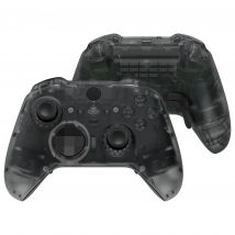 eXtremeRate Clear Full Set Shell w/Buttons Replacement Faceplate Back Plate for Xbox Elite Series 2 Core Controller - Model 1797