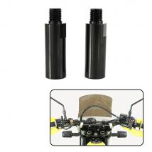 Fit For Honda Kawasaki Suzuki Triumph KTM ​Aprilia M10*1.25 Right Hand Rearview Mirror Riser Extenders Clamp Riser 40mm Higher