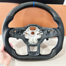 Carbon Fiber Steering Wheel leather For Volkswagen Golf 7 7.5 GTI GTD GTE R 2013-2020 Polo GTI Tiguan Passat DSG