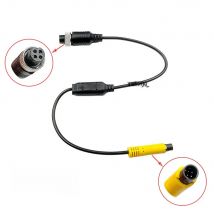 AHD Car Video Cable 4PIN For Car Rear View Camera Aviation Head to  Connect Car Monitor DVD Parking assistance