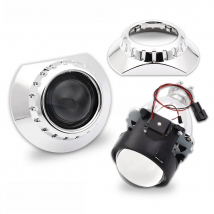 Sinolyn 2.5 Lenses For BMW M3 E46 Compact/E90/E92/E91 Halogen Headlight Bixenon Lens HID Projector H7 Car Lights Accessories DIY