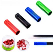 10PCs 4mm/5mm Aluminum Alloy Bicycle Derailleur Shift Brake Cable End Cap Housing Ferrules Crimps Wire Tip Dust Cover
