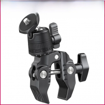 Ulanzi R099 Camera Super Clamp Mount with 360° Adjustable Mini Ball Head Magic Arm 1/4 Screw for DSLR Rig Monitor Motorcycle