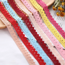 2/5Yards 15mm Width Sewing Fabric Cotton Lace Trim Decoration DIY Decorative Lace Sofa Curtain Bedding Accessories Lace Crafts
