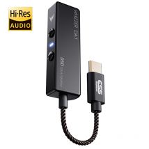 Whizzer DA1 amplificatore USB C DAC portatile, Mini Dongle USB C con controllo del Volume del microfono per cuffie auricolari per smartphone