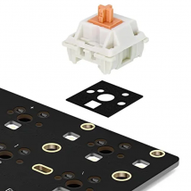 120Pcs Welding Hot-swap Switch Silencer Cotton Mechanical Keyboard Shaft Underpad Keys Poron PE EVA Switch Buffer Foam Pads