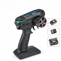 DUMBORC DDF-350 Transmitter with Receiver 2.4G 10CH Digital Radio Remote Controller for RC Car Boat Tank LCD FHSS System