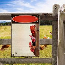 Funny Chicken Coop Sign Keep the Gate Closed Perfect for Outdoor Chicken Coop Decor and Wall Art