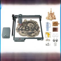 ATOMSTACK A40 PRO V2 48W Laser Engraving Cutting Machine with F60 Air Assist Kit Wood Acrylic Stainless steel Laser Printer