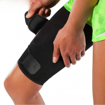 Tcare Adjustable Thigh Brace Support, Quadriceps Support and Thigh Wraps Unisex Breathable Non-Slip Hamstring Compression Sleeve