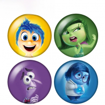 Disney Inside Out Joy Sadness Anger Fear 12mm/18mm/20mm/25mm Round photo glass cabochon flat back