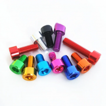 10pcs/lot DIN912 Allen socket screw M3 M4 M5 M6 Colourful Aluminum Alloy Hexagonal hex socket cap head Machine Screw Bolts