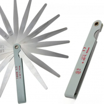 Useful 17 Blades 0.02 To 1mm Thickness Gap Metric Filler Feeler Gauge Measure Tool For Feeler Gauge Valve Shim Use
