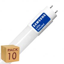 Tubo LED 150CM 24W  Samsung Chip,  Alta Luminosidad, Luz Natural 4000K - Pack 10 unidades