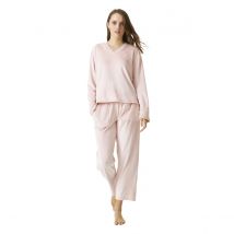 J&J Brothers-Pijama Terciopelo Manga Larga JJB4 para Mujer
