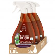 Botanical Origin Limpiador Quitagrasas Multisuperfície de origen natural Fragancia Jazmín Fresco & Lavanda Silvestre, Pack 3x 500 ml