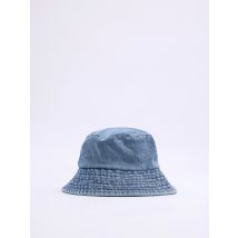 Gorro bucket de denim, resistente y suave, con costuras marcadas y ala flexible para uso diario INSIDE