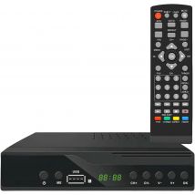 IPSDI 2024 Nuevo Español TDT Decodificador TV DVB-T T2 H265 HEVC FTA Full HD PVR, USB, HDMI, SCART, Sintonizador de TV Digital Terrestre, Receptor Digital de Alta definición Full HD 1080p