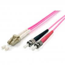 Equip 255543 Cable de fibra óptica e InfiniBand 3 m LC ST Violeta