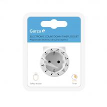 Garza Temporizador Digital Cuenta Atrás 12 Horas - Enchufe Schuko - Protección Infantil -