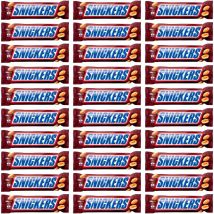 Snickers Chocolatina con Deliciosa Crema de Cacahuete 50g*24