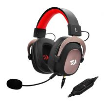 Redragon H510 Zeus 2 - Auriculares cómodos para Gaming - Audio de Alta Definición + Graves Potentes - Cascos con Micrófono para PC, Móvil, PS4 - Sonido 7.1 + Software descargable