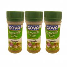 3 BOTE DE SAZONADOR TOTAL GOYA 156G ,DE USA