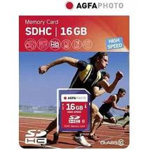AgfaPhoto 10426-SD Memory Card (16 GB, Class 10, MLC), Blue