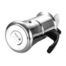 cafetera etnica 6 tazas acero inoxidable 18/10 fagor