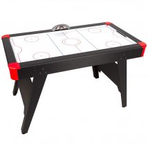 COLORBABY - Mesa Air hockey niños, 137x73x84 cm, 2 jugadores, marcadores eléctricos, material resistente, esquinas redondeadas y reforzadas, juegos de mesa, juego discos aire, juguetes niños 6 años,