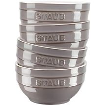 Zwilling Juego de Cuencos de Cerámica STAUB 4 Piezas Gris Envejecido