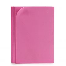 DAM. Juego de 10 láminas en goma eva 45x65 cm. 65x0,2x45 cm. Color  Rosa