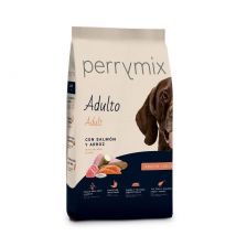 Dibaq Perrymix, pienso para perros, adulto, salmón y arroz, 3 Kg