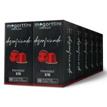 CONSUMO PREFERENTE DEL PRODUCTO ENERO 2026 Descafeinado Mogorttini  12 cajas de 20 cápsulas Compatibles Nespresso 8436583660621