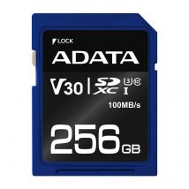 Adata Tarjeta SD 256GB ADATA Premier Pro UHS-I U3 - Alta Velocidad de Transferencia