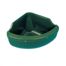 KERBL Comedero Modelo para Esquinas, Completo, Protección Anti Mordeduras, 60 x 45 x 30 cm, Capacidad 31 L