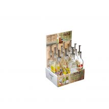 Kitchencraft Aceitera-Vinagrera de Cristal con Pico Vertedor de Acero Inoxidable