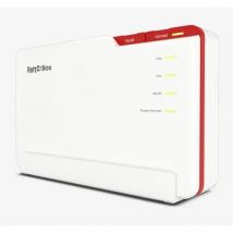 AVM Fritz!Box 5690 Pro - Router Wi-Fi 7 Premium con tribanda (2,4 GHz, 5 GHz, 6 GHz) hasta 18,5 Gbps, para Fibra óptica y Conectores DSL, WiFi Mesh, Base DECT, versión Alemana
