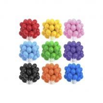 50 Globos De Latex 28-31cm, Globos Liso de Fiesta para Niño Decoración Cumpleaños, Baby Shower, Boda, Celebración Escolar, Revelación de Género Aniversario