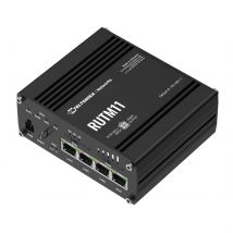 Teltonika RUTM11 - Router celular industrial, 4G LTE Cat 6, Dual SIM, Wi-Fi 5, múltiples VPNs, 5 puertos Gigabit Ethernet, GNSS