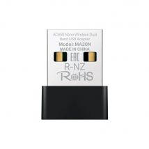Adaptador USB inalámbrico de doble banda Mercusys AC650 Nano