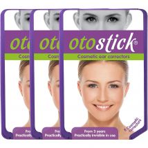 Pack 3 x Otostick Corrector Estético De Orejas, Tamaño Único, 8 correctores