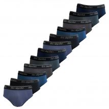 Don Algodon - Pack 12 Slips Hombre | Colores Variados | Calidad y Suavidad Excepcionales - Máxima Comodidad para Uso Diario