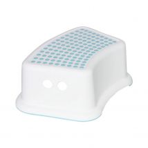 Escalón Infantil de 1 Peldaño 35x25x13cm TinySteps Blanco/Azul 7house